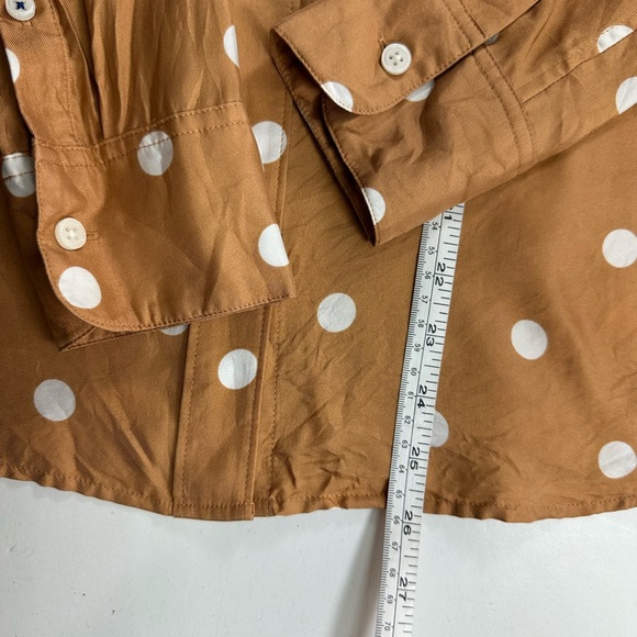 J.Crew Collection Hazel polka dot silk button shirt size 2 - Picture 8 of 8